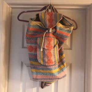 Knit backpack